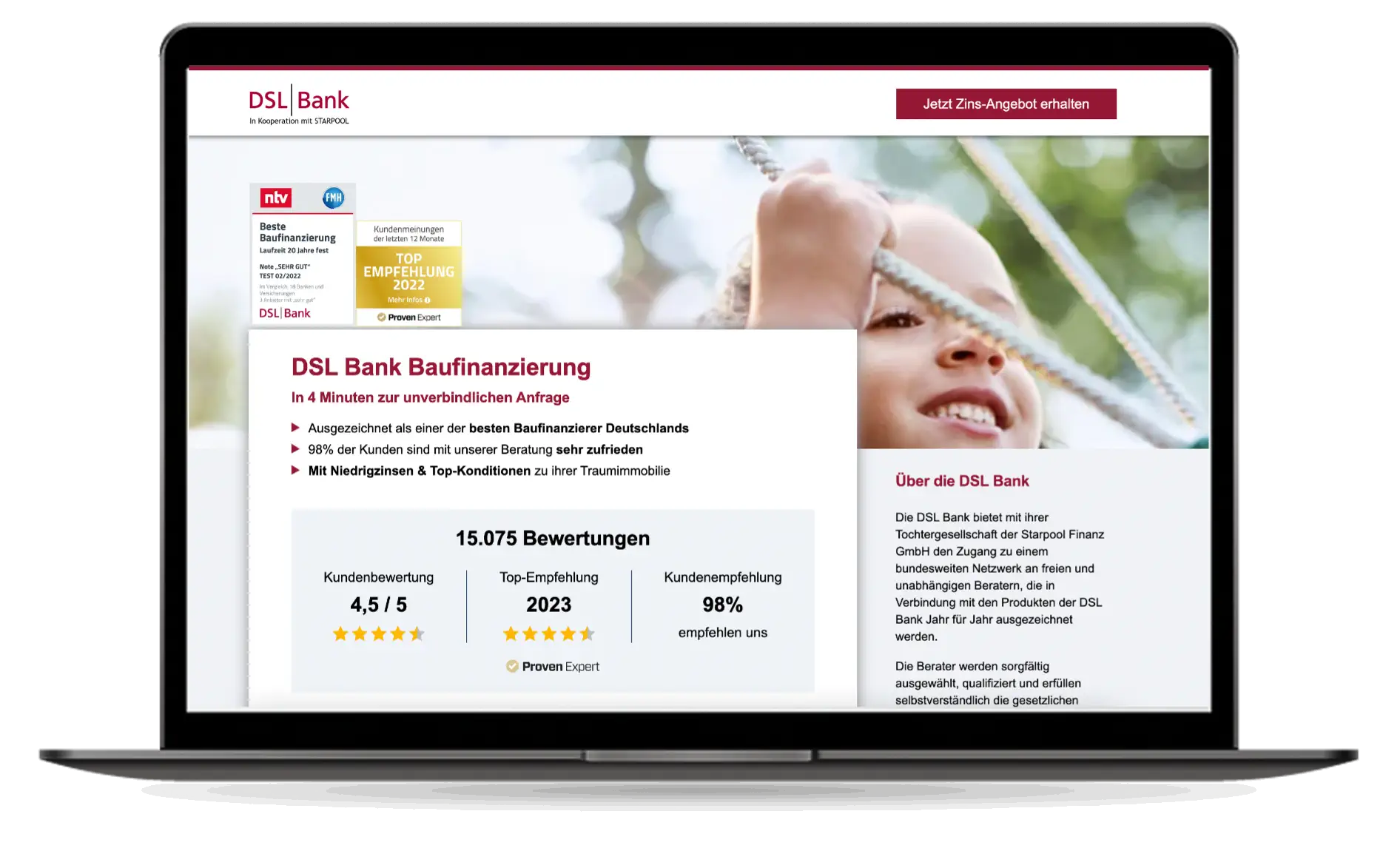 DSL Bank Online Lead Strategie